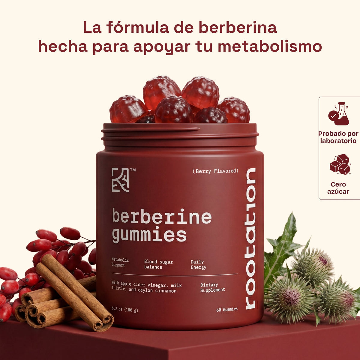 La fórmula de berberina hecha para apoyar tu metabolismo