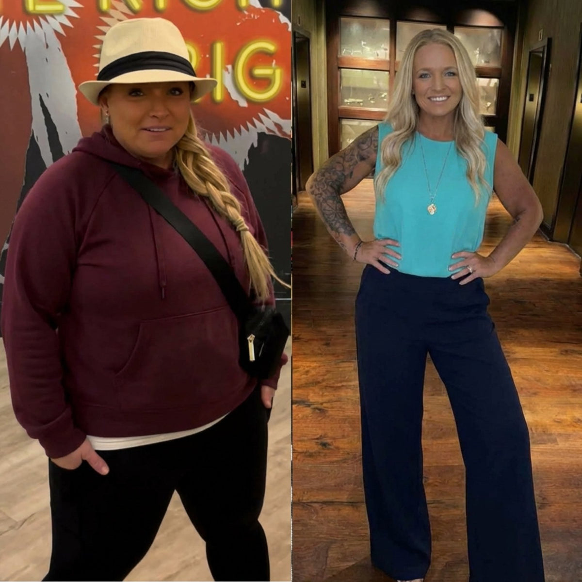 Danielle K before and after
